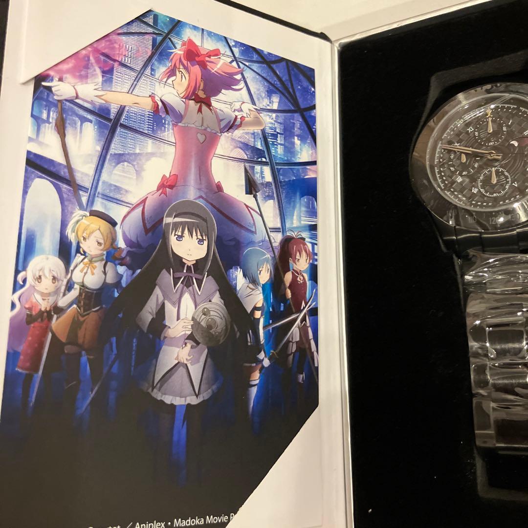 魔法少女まどか☆マギカ 叛逆の物語 サン&ムーン クロノグラフ腕時計 暁美ほむら