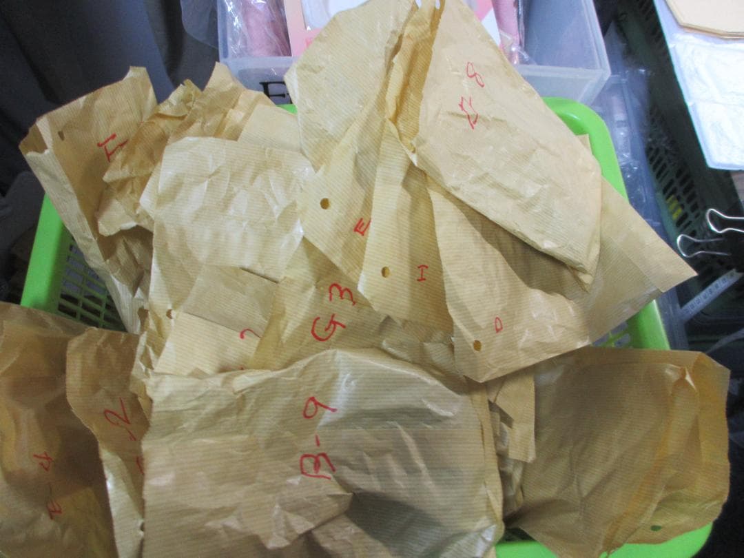 ヘアクリップセット ブラウン グリーンほか200個セット