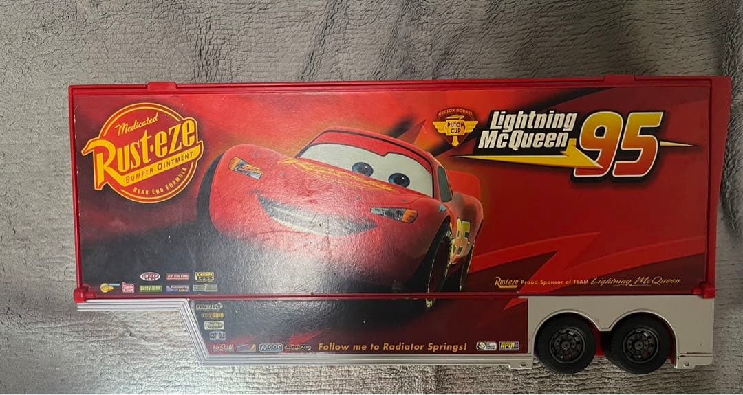 マック　カーズ　トミカ　大きなマックトレーラー 24台収納 13年位前の物　中古