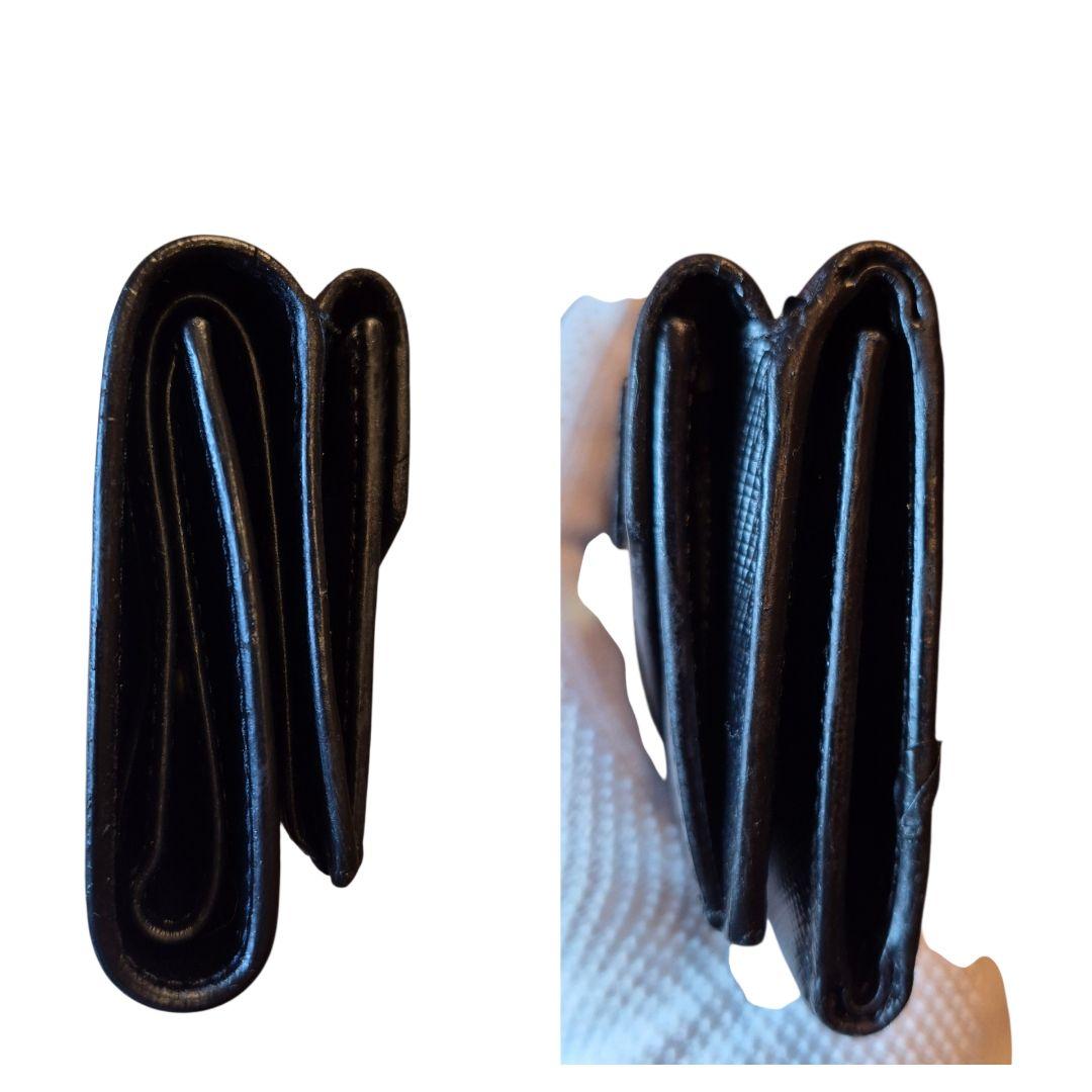 ＰＲＡＤＡ　プラダ　サフィアーノ　三つ折り財布　ミニレターリボン