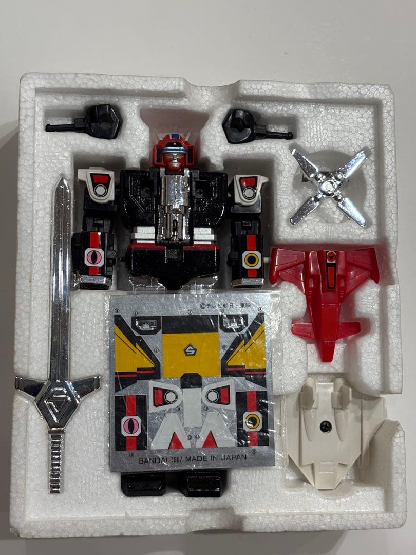 超合金　光戦隊マスクマン　グレートファイブ　戦隊ロボ　ソフビ　maskman