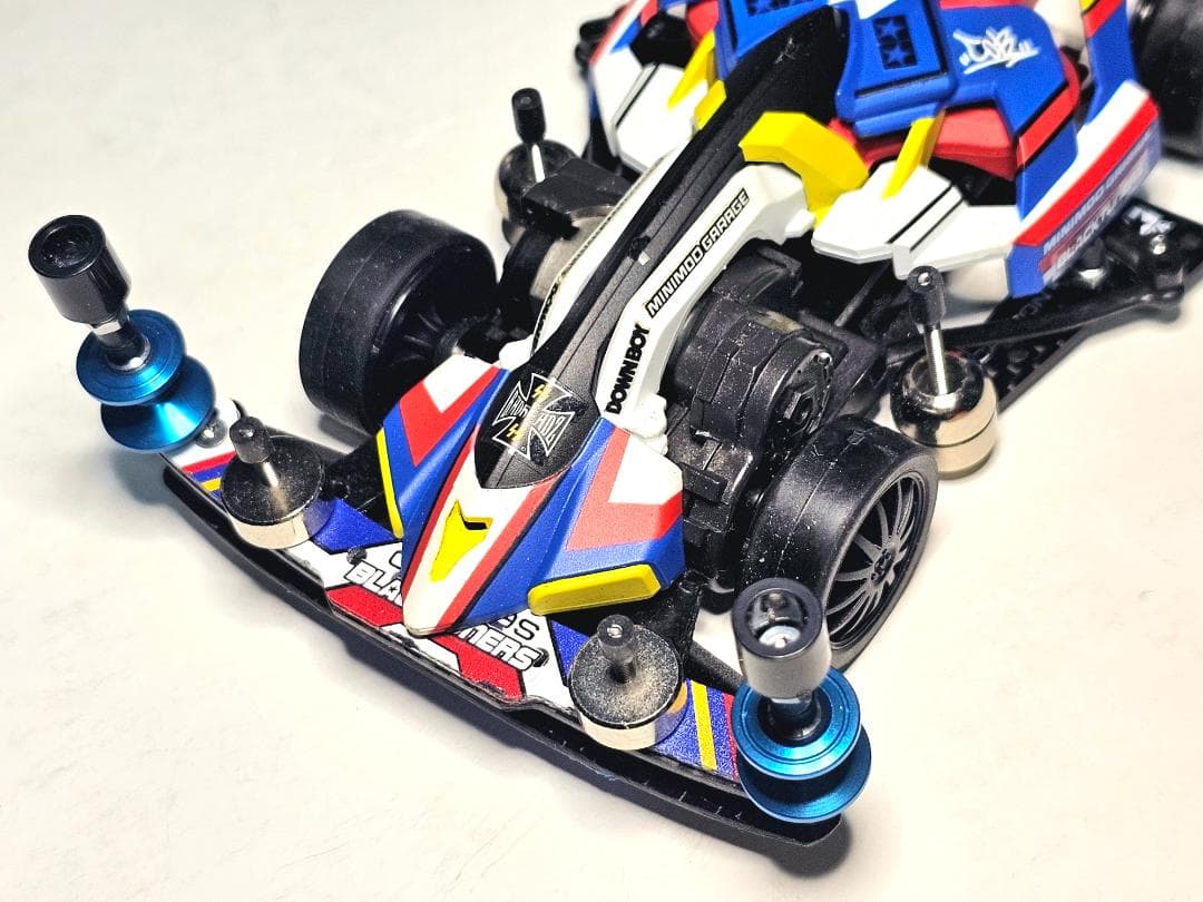 ミニ四駆 FMA完成品 (BMAXGP) 緑 マッハフレーム + おまけ