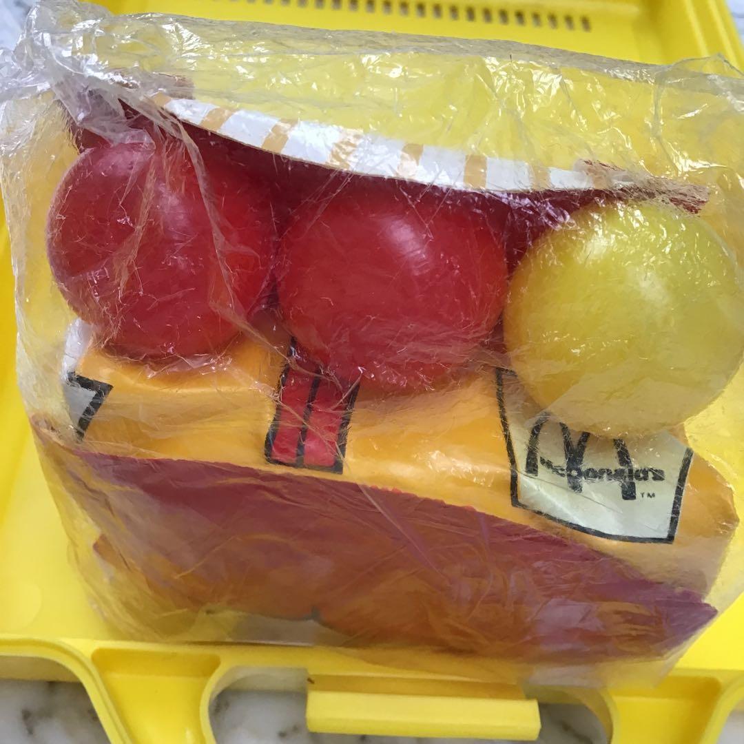 80～90s初期 マクドナルドミールトイ 空気人形 プラスチックケース