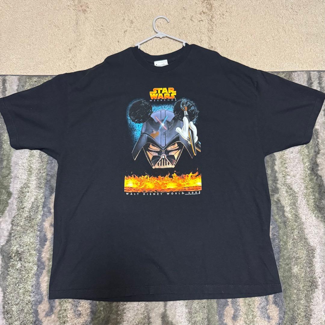 ヴィンテージ　ディズニー　スターウォーズウィークエンド　ダースベイダー　Tシャツ