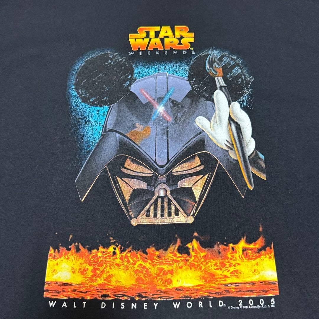 ヴィンテージ　ディズニー　スターウォーズウィークエンド　ダースベイダー　Tシャツ