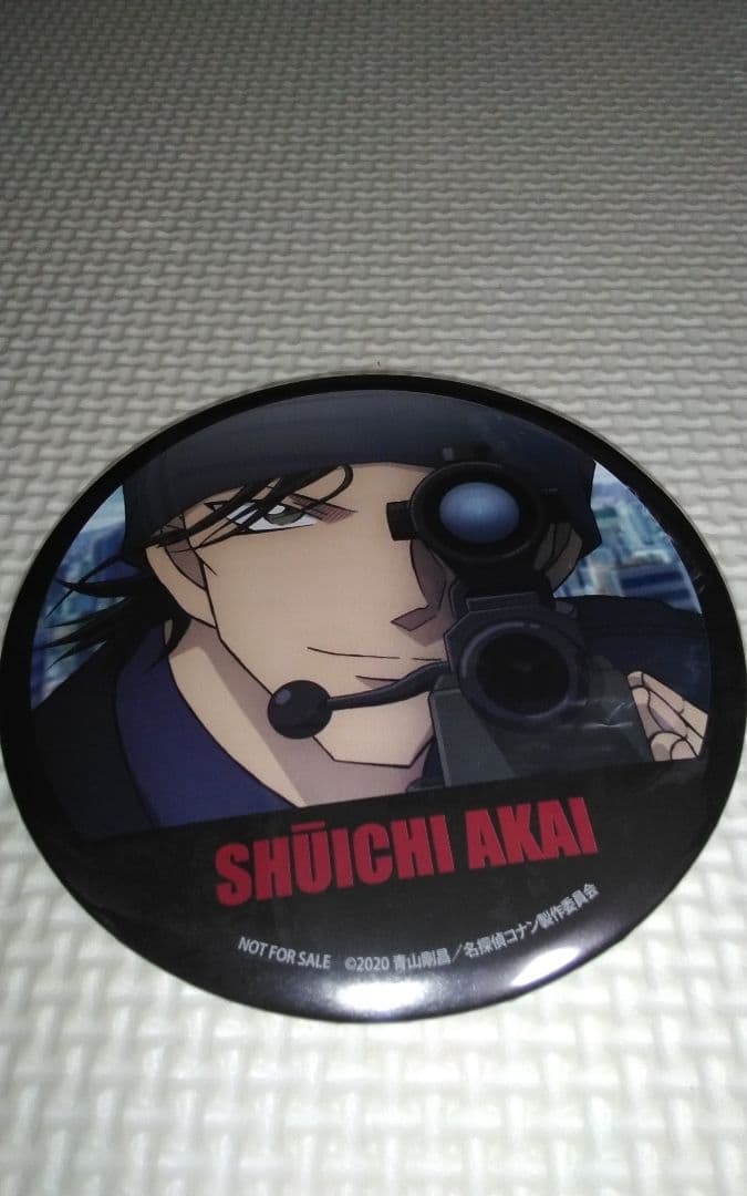 名探偵コナン 緋色の弾丸 アニメイト購入特典江戸川コナン＆赤井秀一 缶バッジ