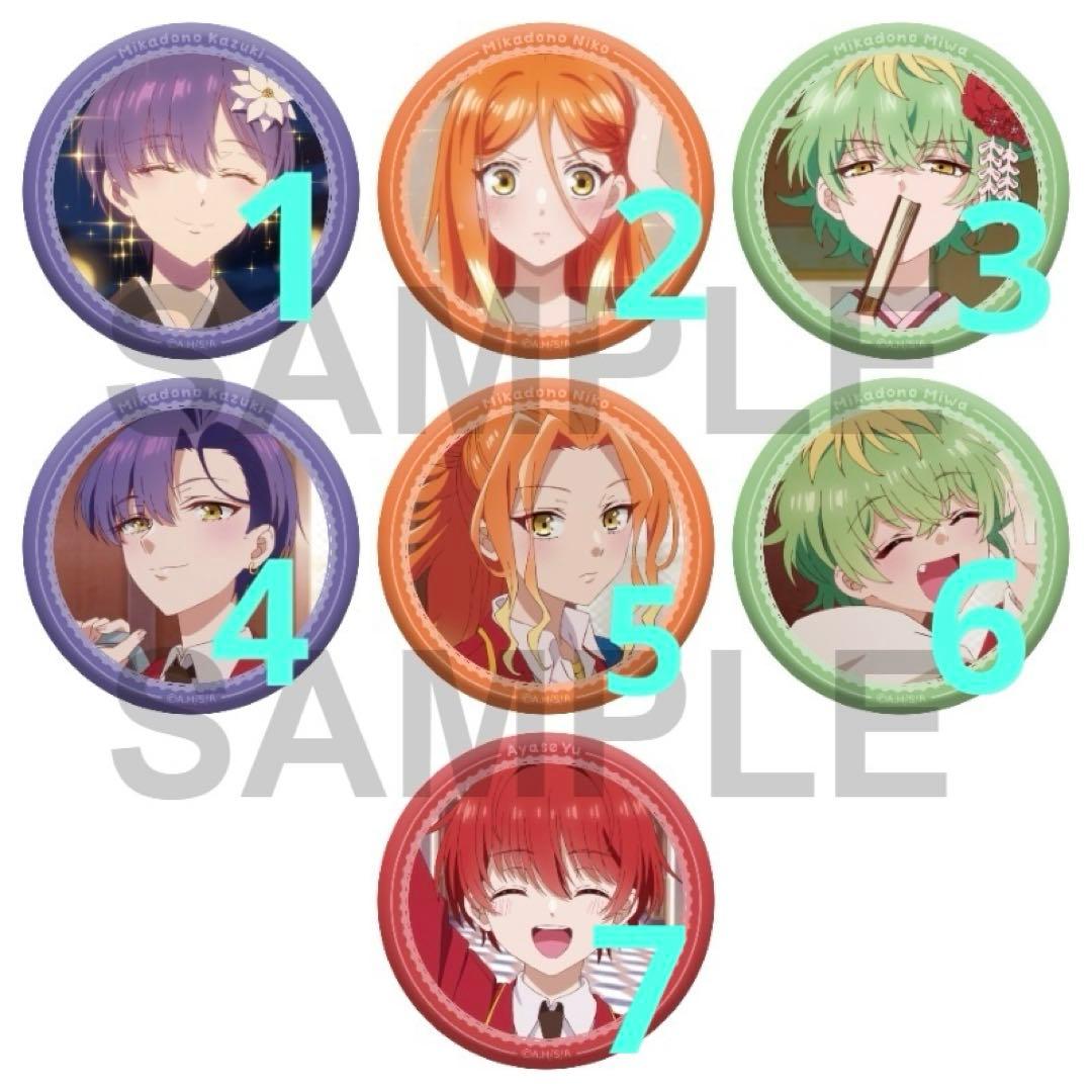 帝乃三姉妹は案外、チョロい。　ゲーマーズポップストア　トレーディング缶バッジ