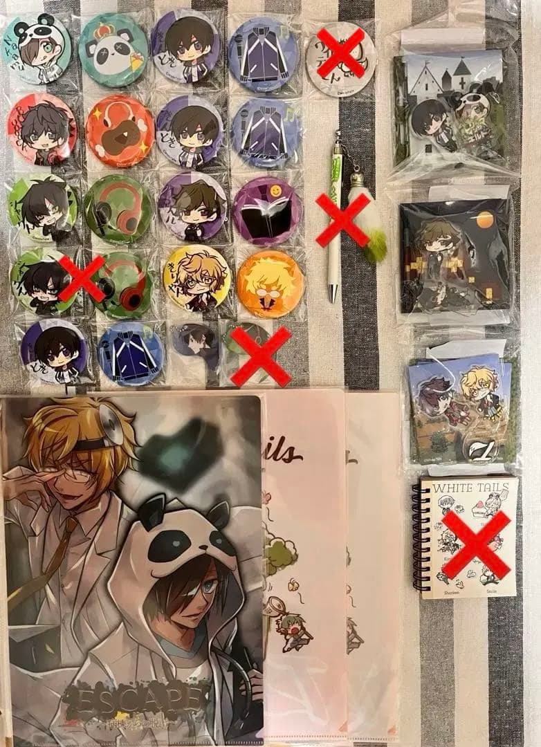 ワイテルズ POP UP SHOP 缶バッジ クリアファイル ジオラマ メモ帳