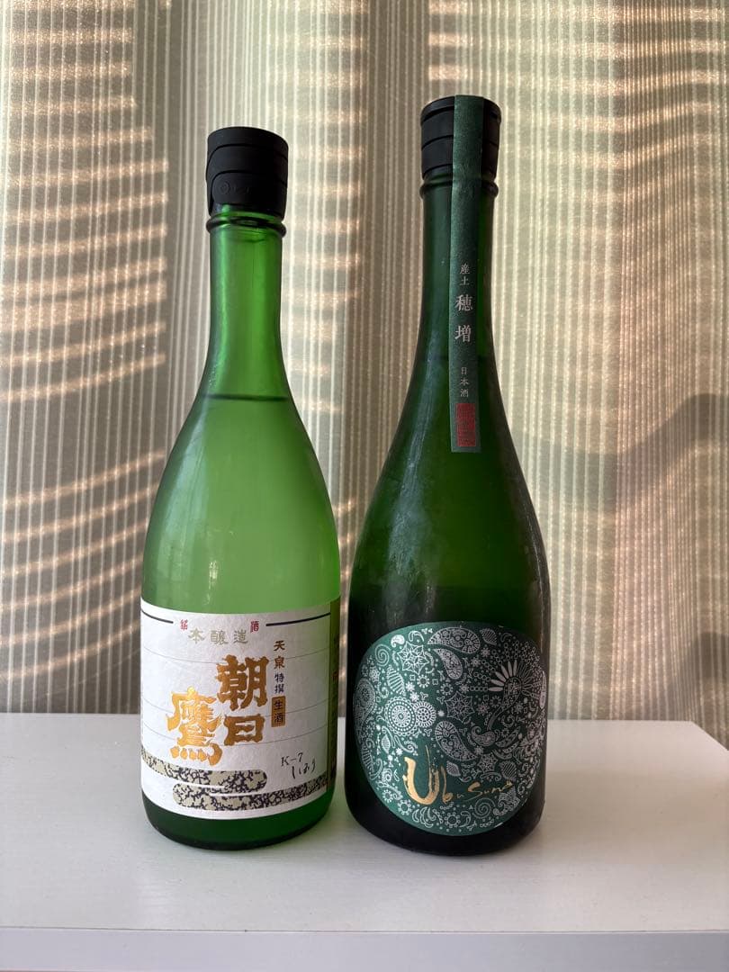 本醸造朝日鷹　しぼりたて720ml 産土　穂増　六農醸　2本飲み比べセット