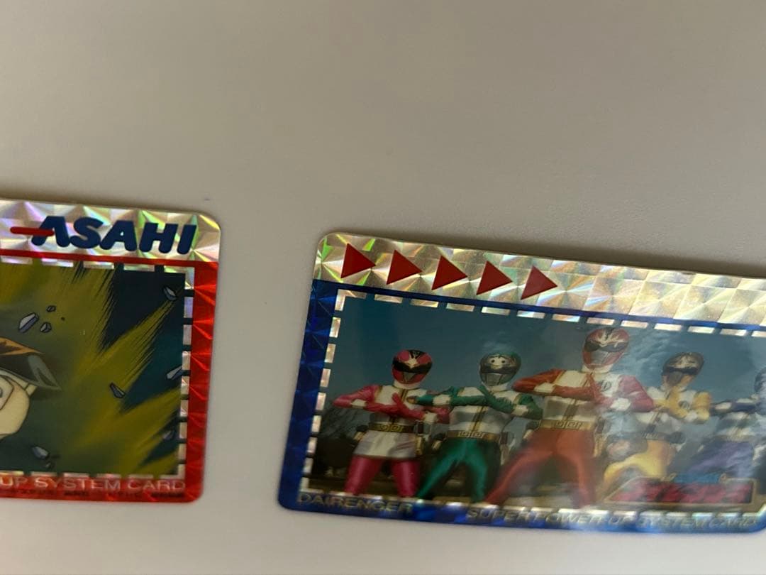 激レアASAHI ドラゴンボールZ ダイレンジャー カード 2枚