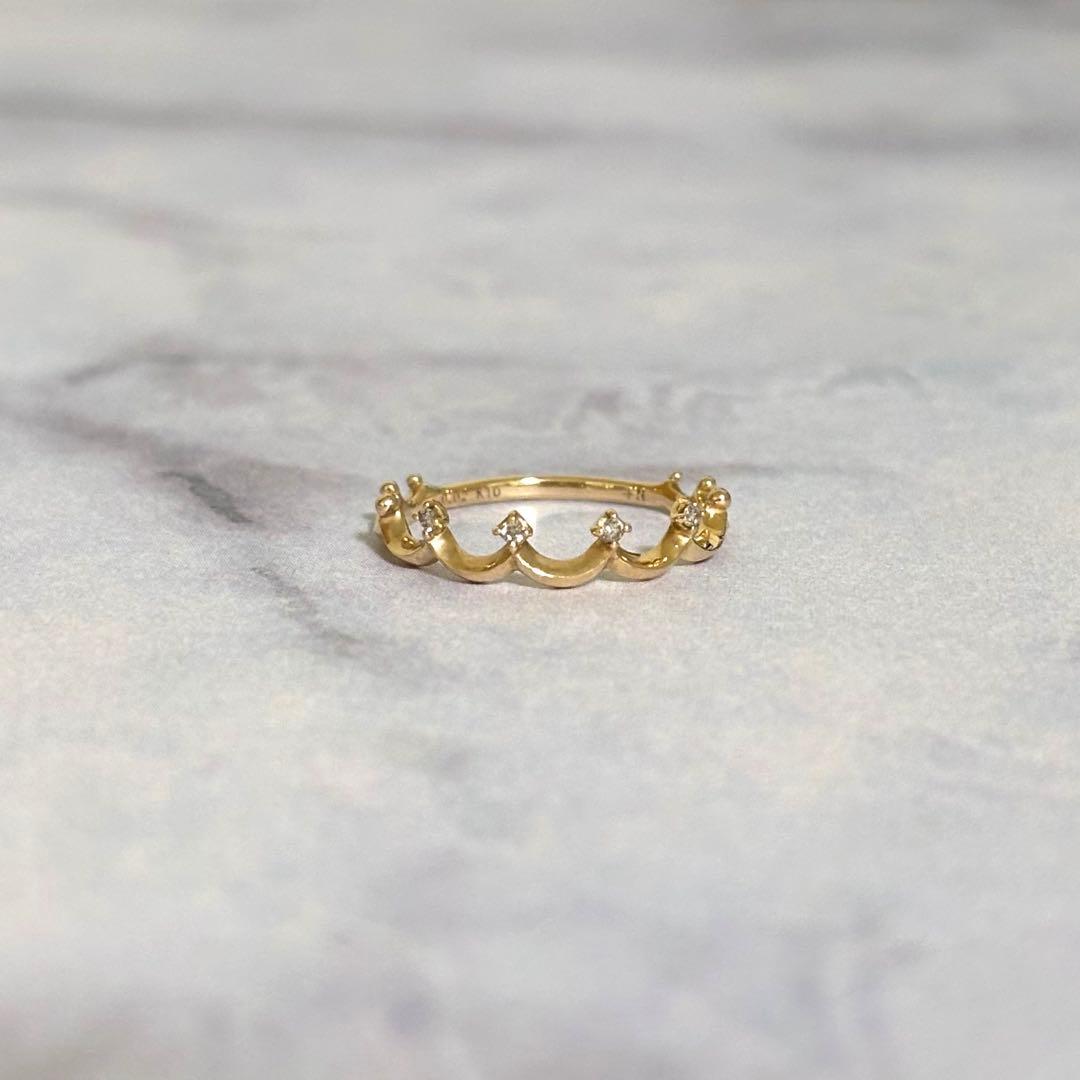 NOJESS k10 ダイヤモンド リング 7号