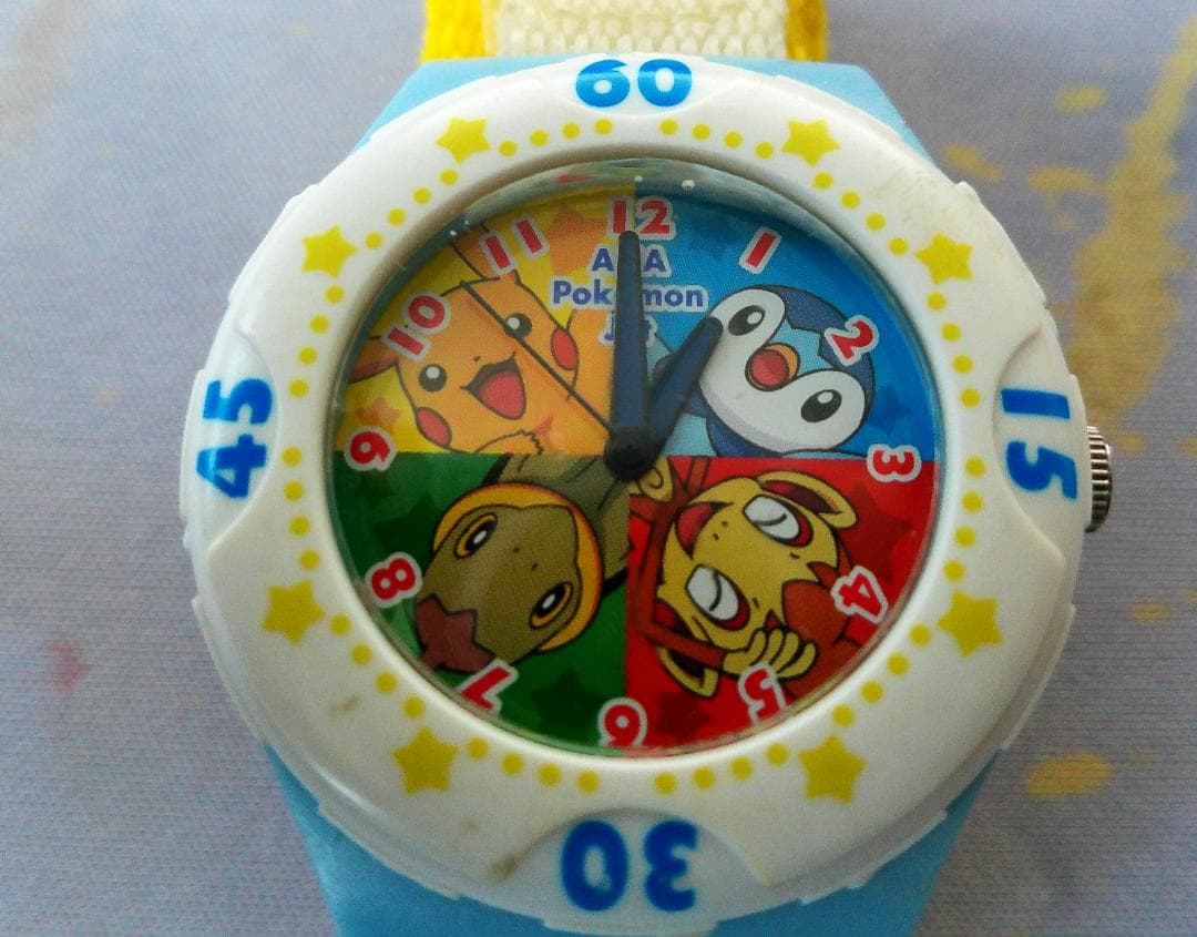 ANA ポケモンジェット　ポケモンコラボ スポーツウォッチ腕時計 現状品