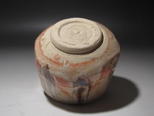 ★　鈴木蔵　志野茶碗　温かみのある一品です★x493