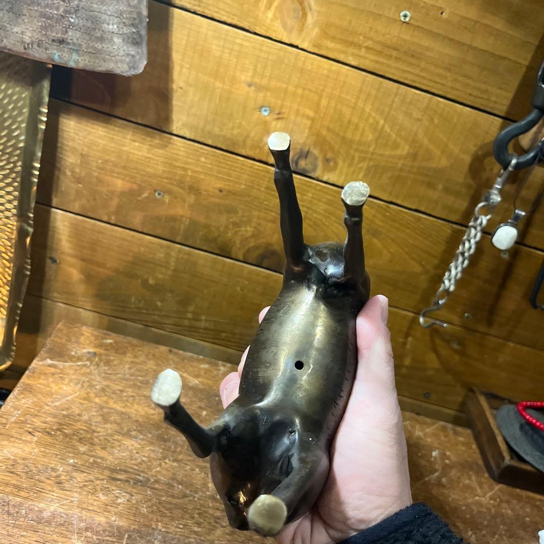 ヴィンテージ真鍮鹿