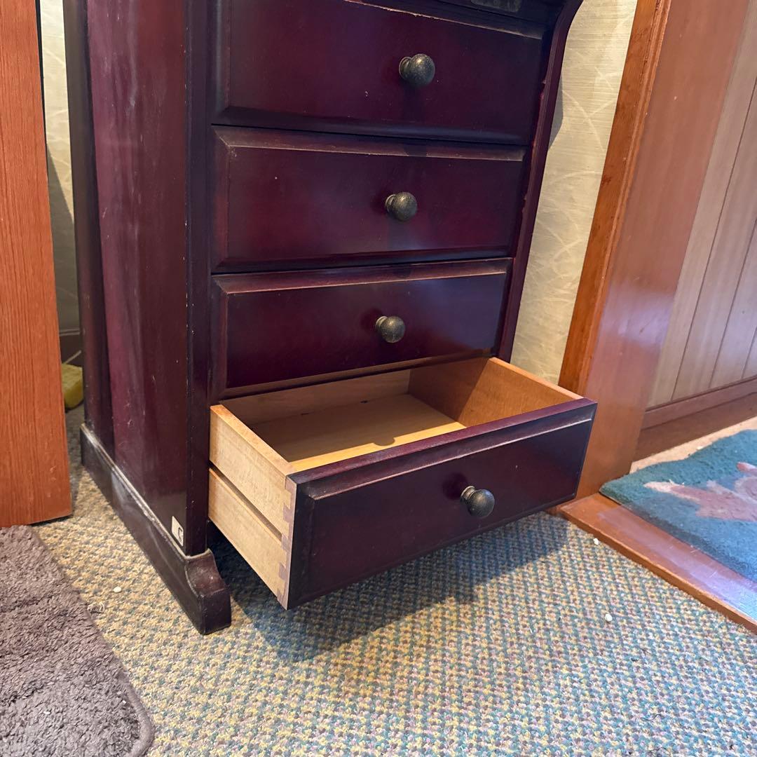 ダークブラウン木製キャビネット＊アンティーク