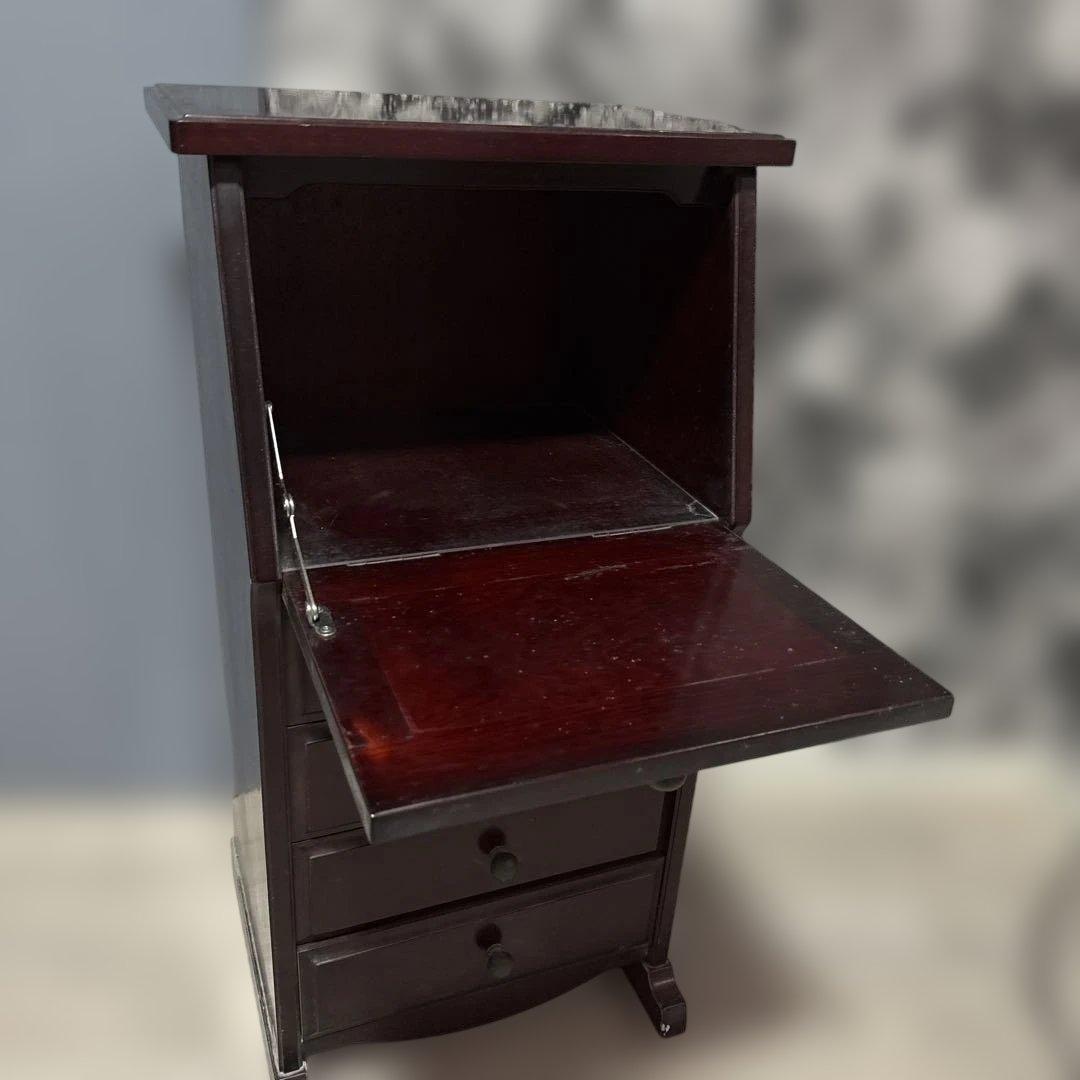 ダークブラウン木製キャビネット＊アンティーク