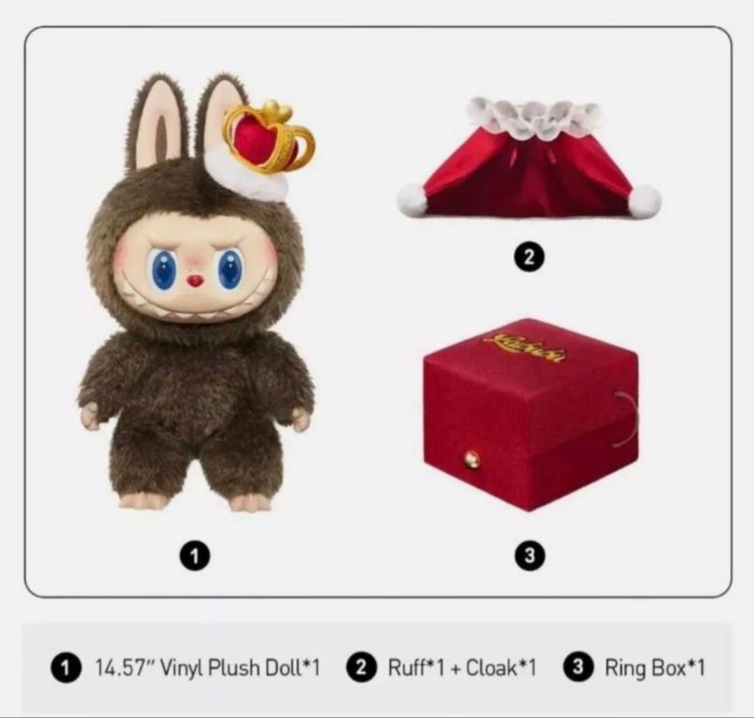 100％ 正規品 LABUBU CHECKMATE 37cm