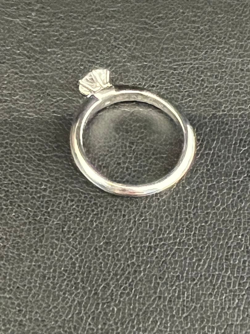 値下げ！Tiffany ソリティアダイヤモンド D VVS2 0.47ct 8号