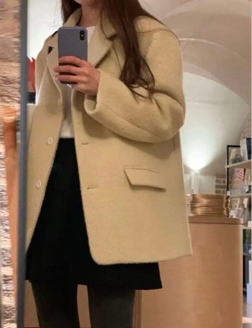 ounce ハーフコート コート ジャケット 韓国 レディース