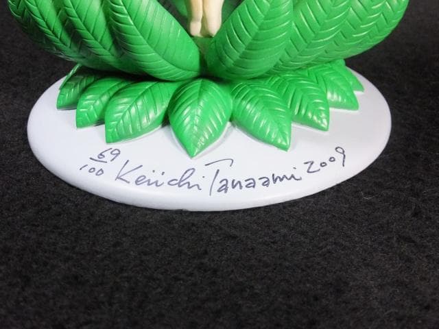 現代美術 田名網敬一　直筆サイン『KANNON観音菩薩像』立体ペイント1205C