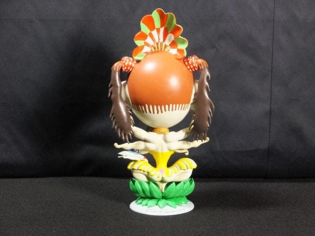 現代美術 田名網敬一　直筆サイン『KANNON観音菩薩像』立体ペイント1205C