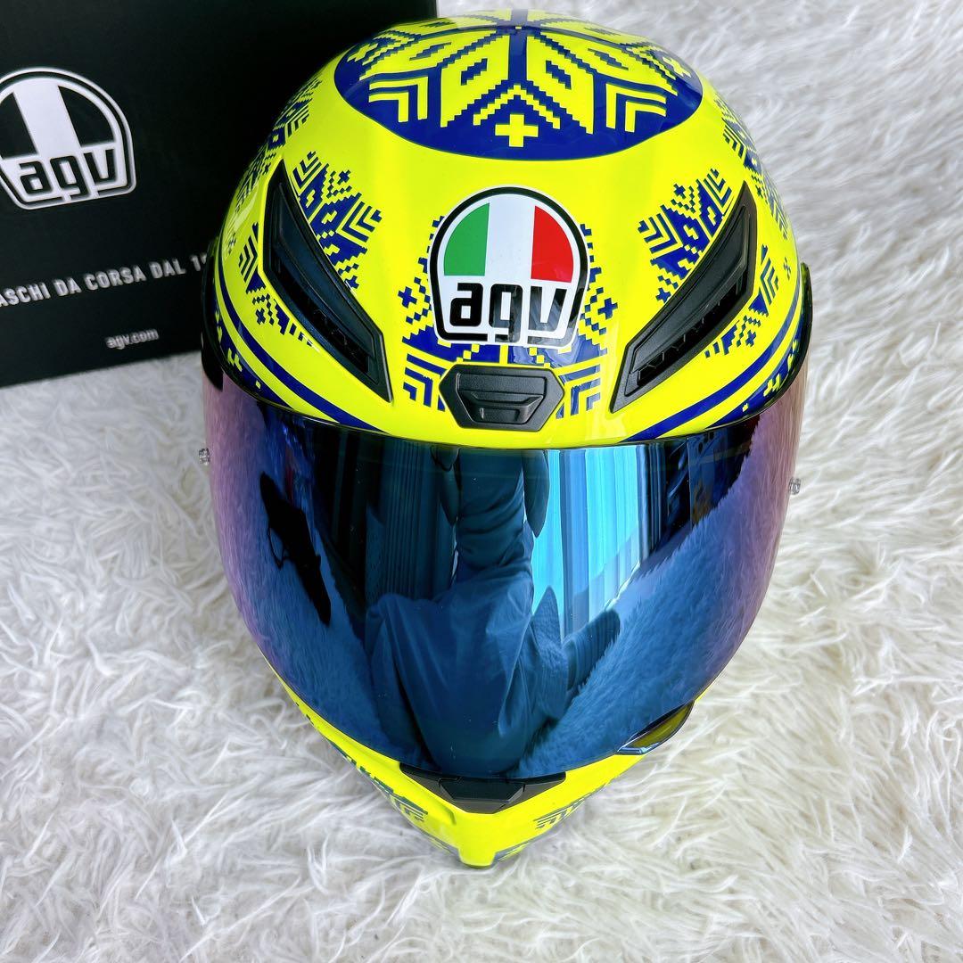 美品　AGV ヘルメット K1 Sサイズ55～56cm イエロー
