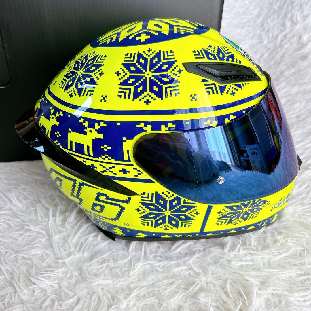 美品　AGV ヘルメット K1 Sサイズ55～56cm イエロー