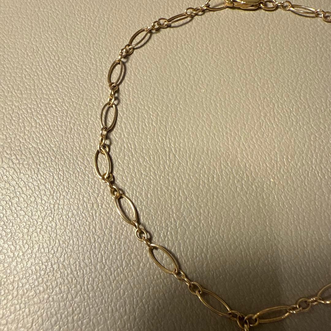 【14K】ハワイアンジュエリー　アンクレット　ハイビスカス【美品】