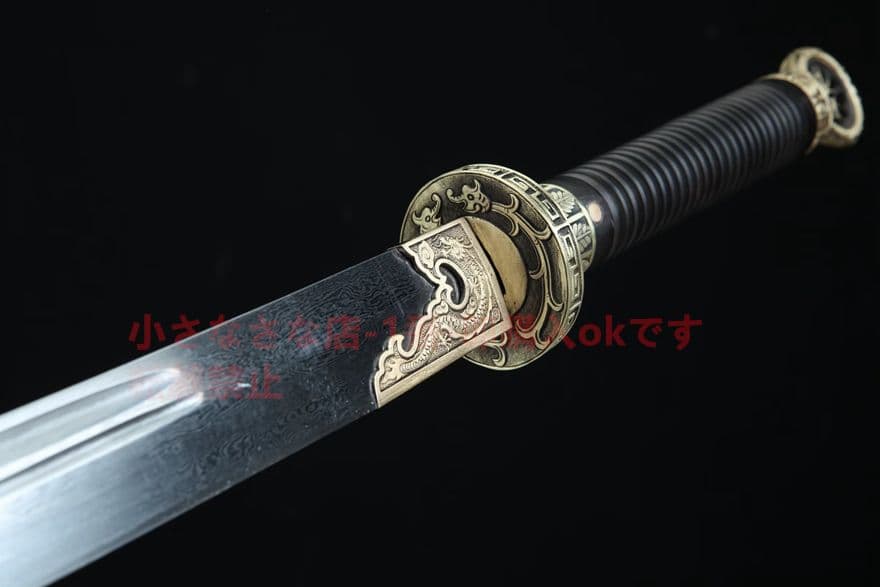 26寸定坤神刀（黒檀金）武具　刀装具　日本刀　模造刀 居合刀