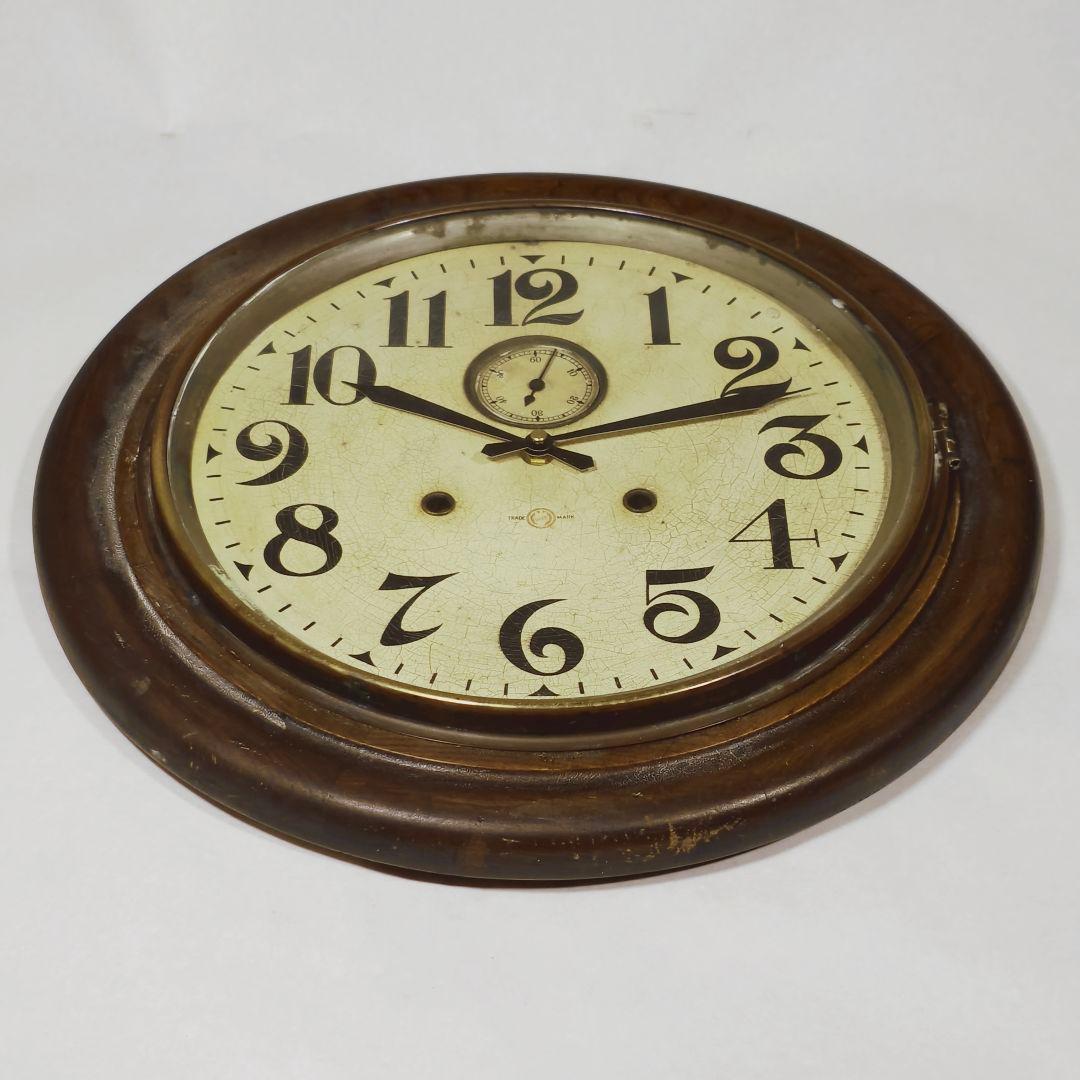 【リペア品 静音 薄型】TRADE MARK 掛け時計 壁掛け時計 アンティーク