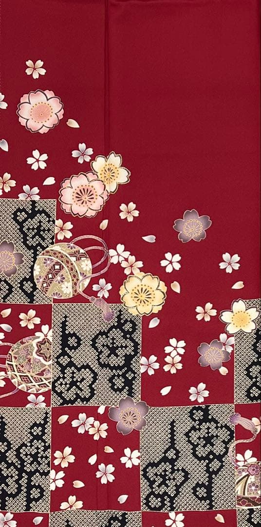 振り袖　フルセット　別誂長襦袢付　成人式　辻が花袋帯　金彩加工　刺繍入り　623