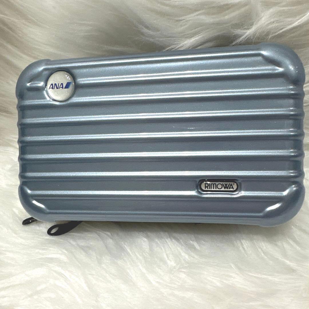 【未使用級】ANA RIMOWA アメニティポーチ ファーストクラス 光沢感