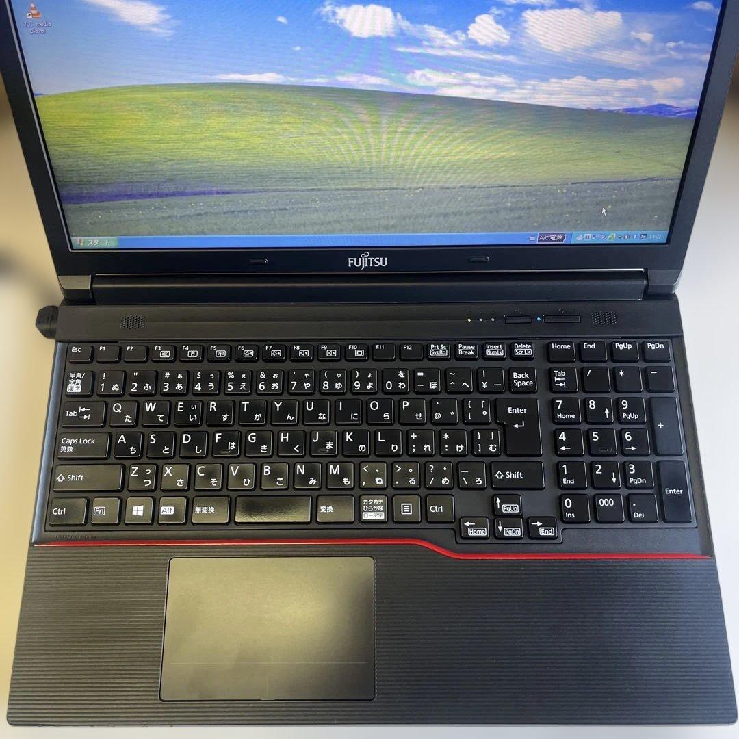 ☆格安美品☆WindowsXP☆富士通15.6インチ大画面ノート☆第3世代i5☆