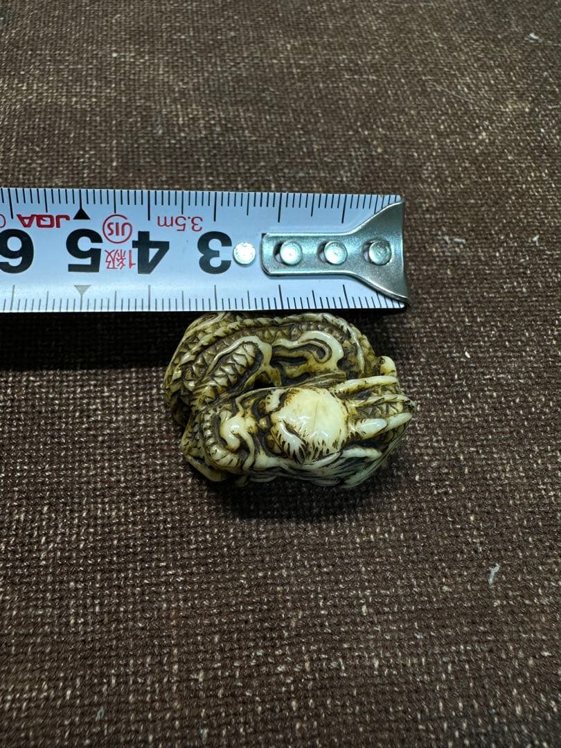 龍ちゃん様 根付　龍　根付け　江戸時代　骨董古美術　提げ物