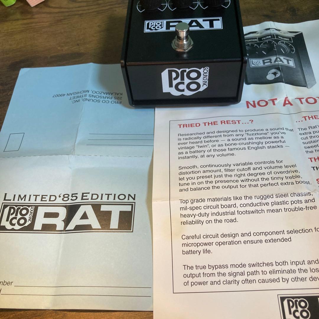 Proco RAT LIMITED '85 EDITION ホワイトフェイス‼️