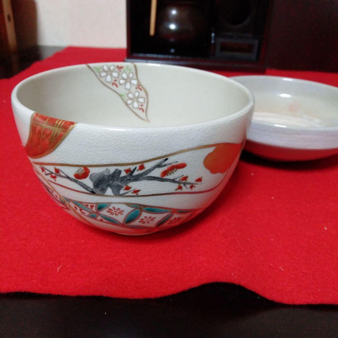 漆塗幅広　短冊茶箱　美品