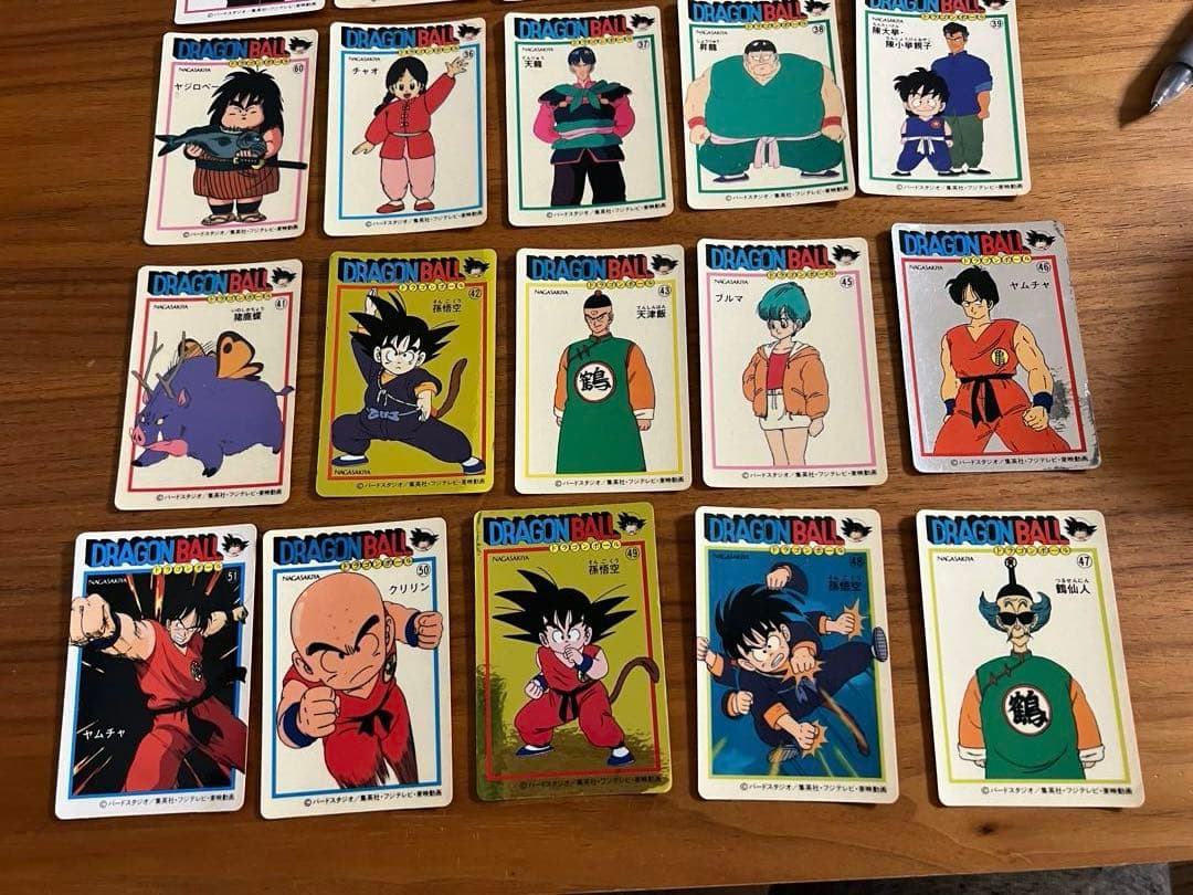 Drewドラゴンボール シール 孫悟空クリリン ナガサキヤ 当時物