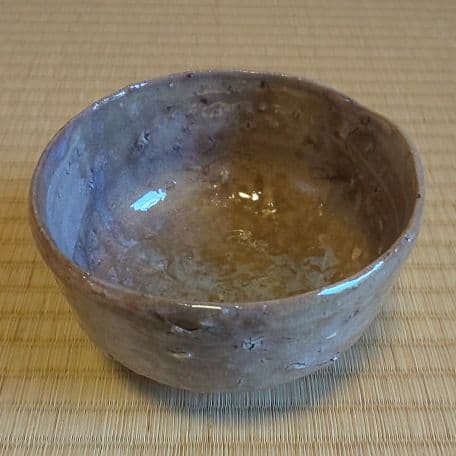 A 92 抹茶碗 萩・十代 陶兵衛作