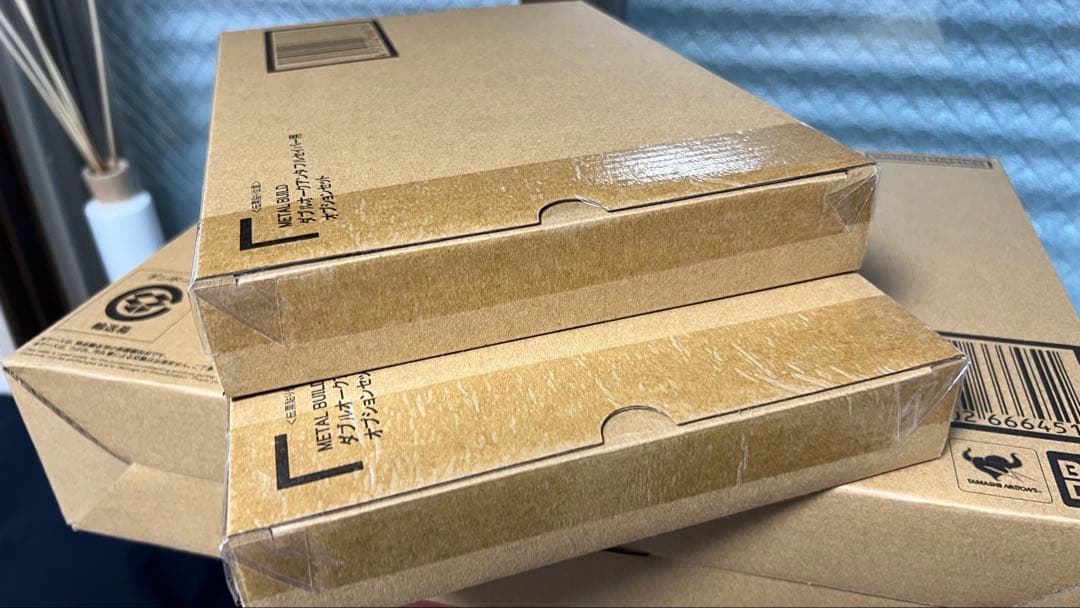 メタルビルド　ダブルオークアンタ フルセイバー + オプションセット×2個