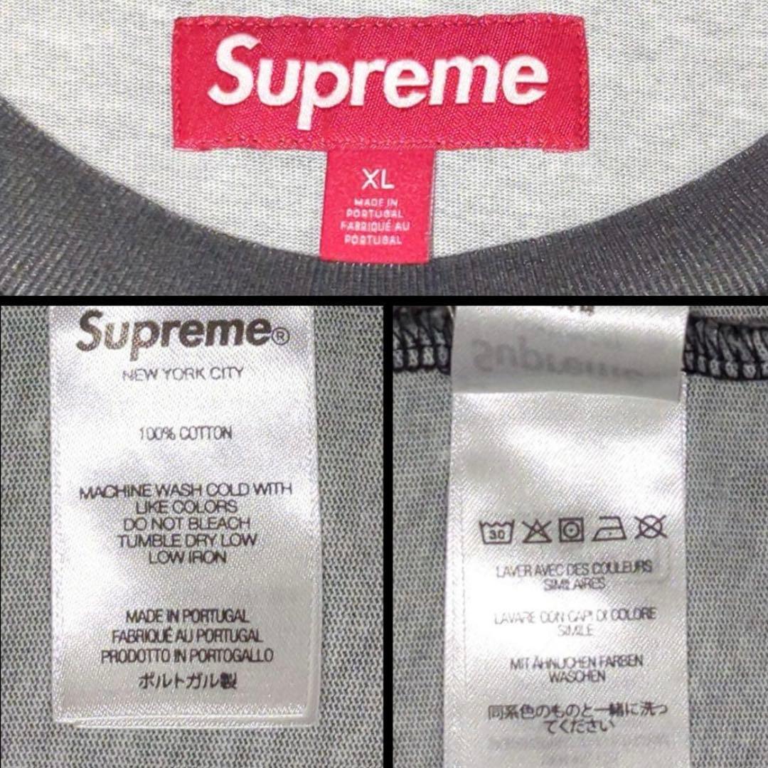 【即完モデル】 Supreme デカロゴ 大きいサイズ 入手困難 Tシャツ