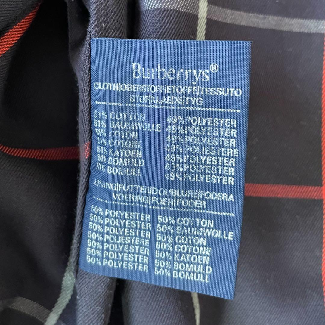 美品 80's ヴィンテージ バーバリー　スウィングトップ　ネイビー イギリス製