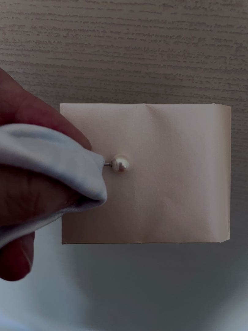 【美品】TASAKI 6.5mmパール ピアス WGK18