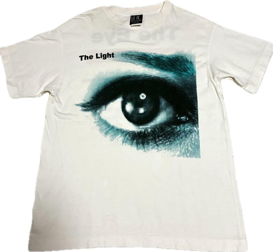 美品/XL相当 セントマイケル　Tシャツ The Eye Light 白　目玉