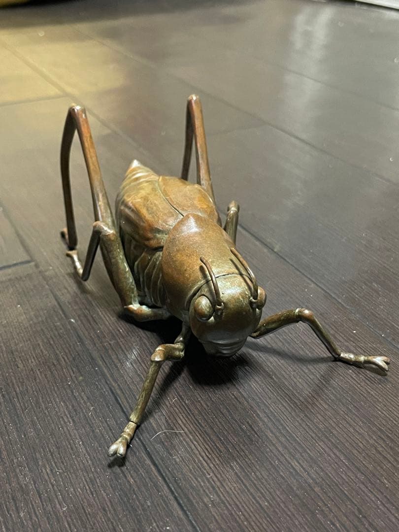 銅製　バッタ　安の介