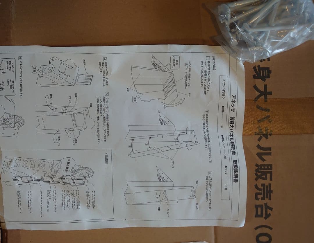 ✨美品✨蛯原友里 水着 等身大パネル 　 ANESSA アネッサ 青