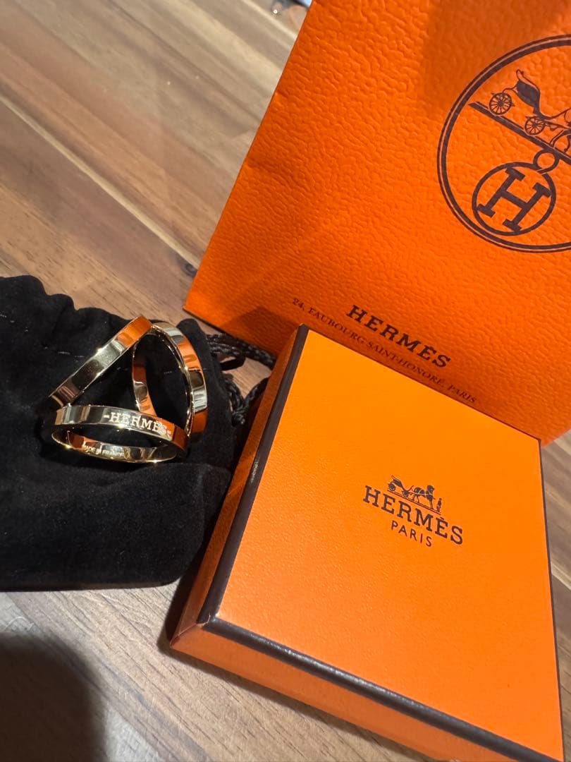 エルメス　スカーフリング90トリオPB新品未使用