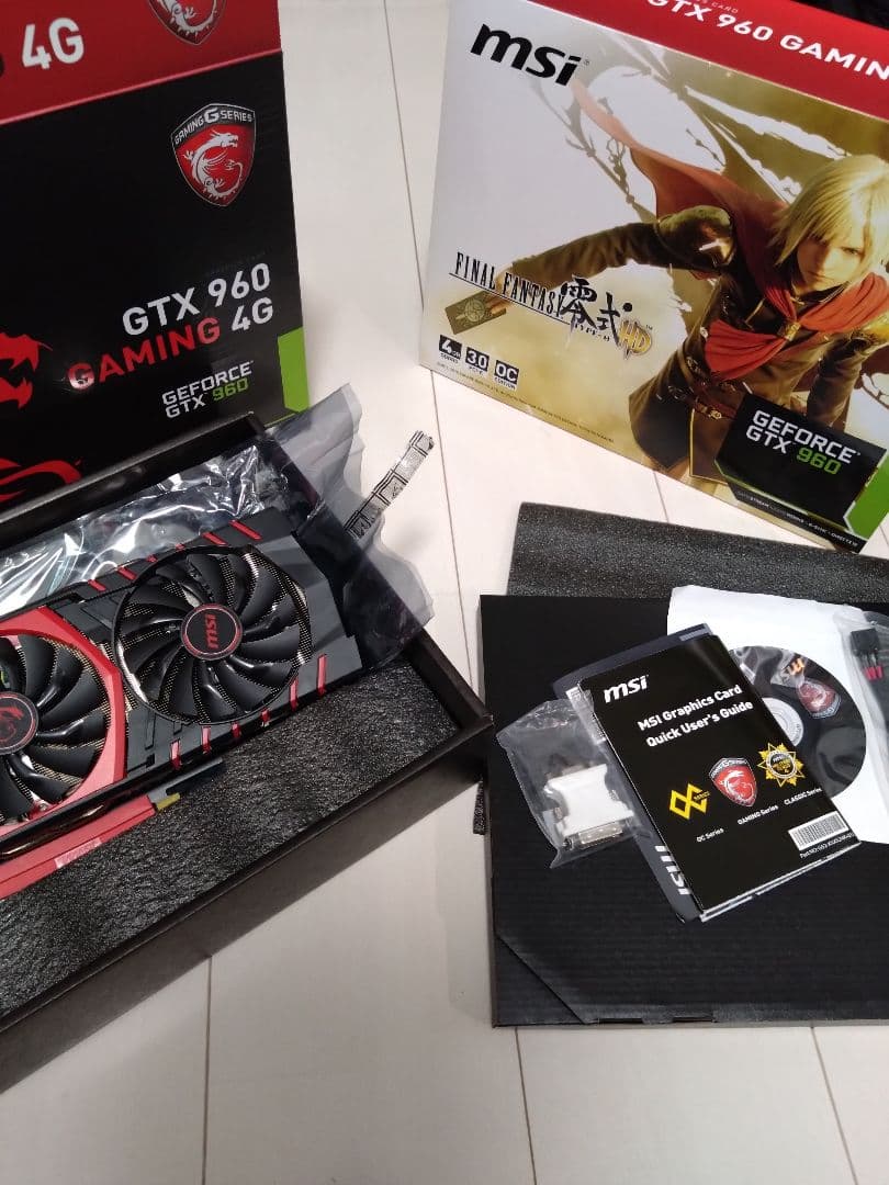 グラフィックボード・グラボ・ビデオカード MSI GeForce GTX960FINALFANTASYXIVEdition