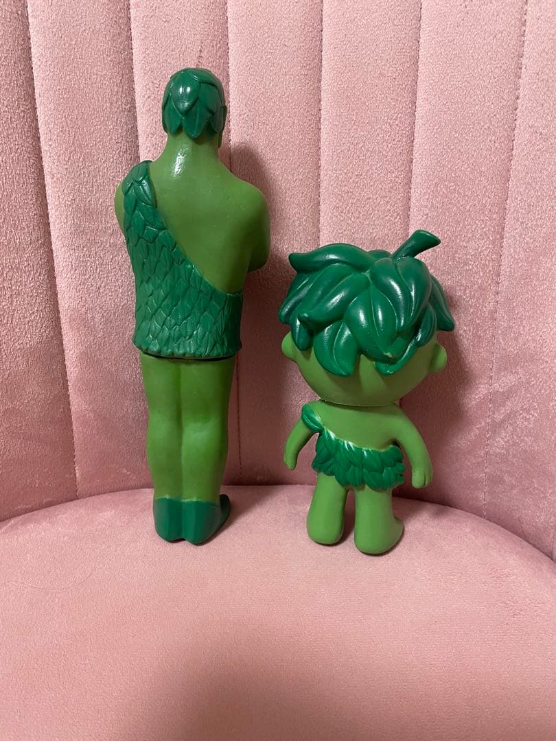 ジョリー・グリーン・ジャイアント＆リトル・グリーン・スプラウト　ソフビ　セット