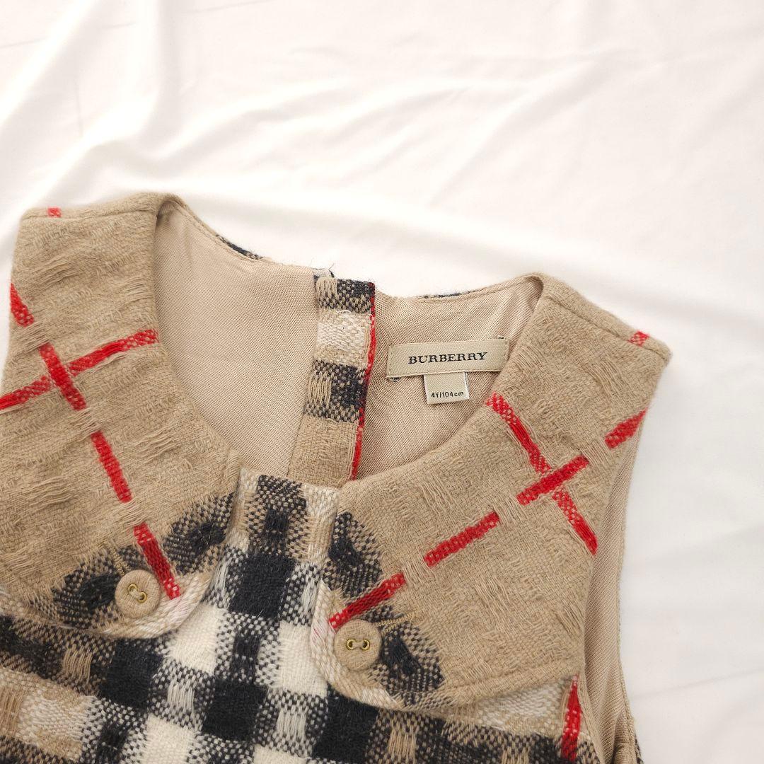 BURBERRY バーバリー 豪華 チェック コート ワンピース セット 110