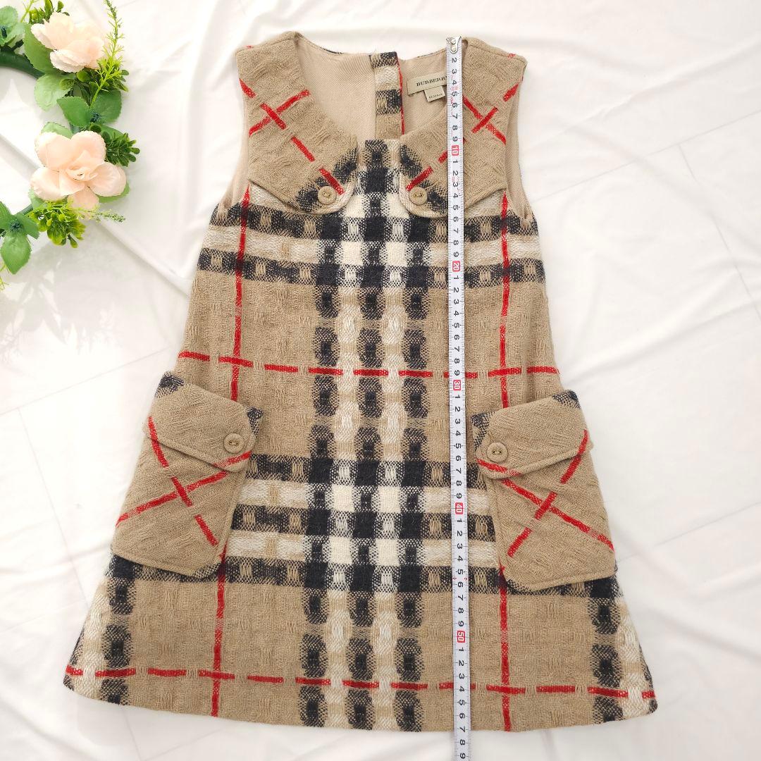 BURBERRY バーバリー 豪華 チェック コート ワンピース セット 110